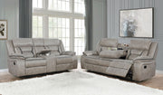 Greer Upholstered Reclining Sofa Set