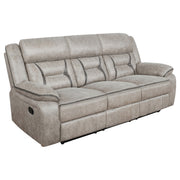 Greer Upholstered Reclining Sofa Set
