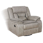 Greer Upholstered Reclining Sofa Set