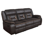 Greer Upholstered Reclining Sofa Set