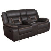 Greer Upholstered Reclining Sofa Set