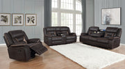 Greer Upholstered Reclining Sofa Set
