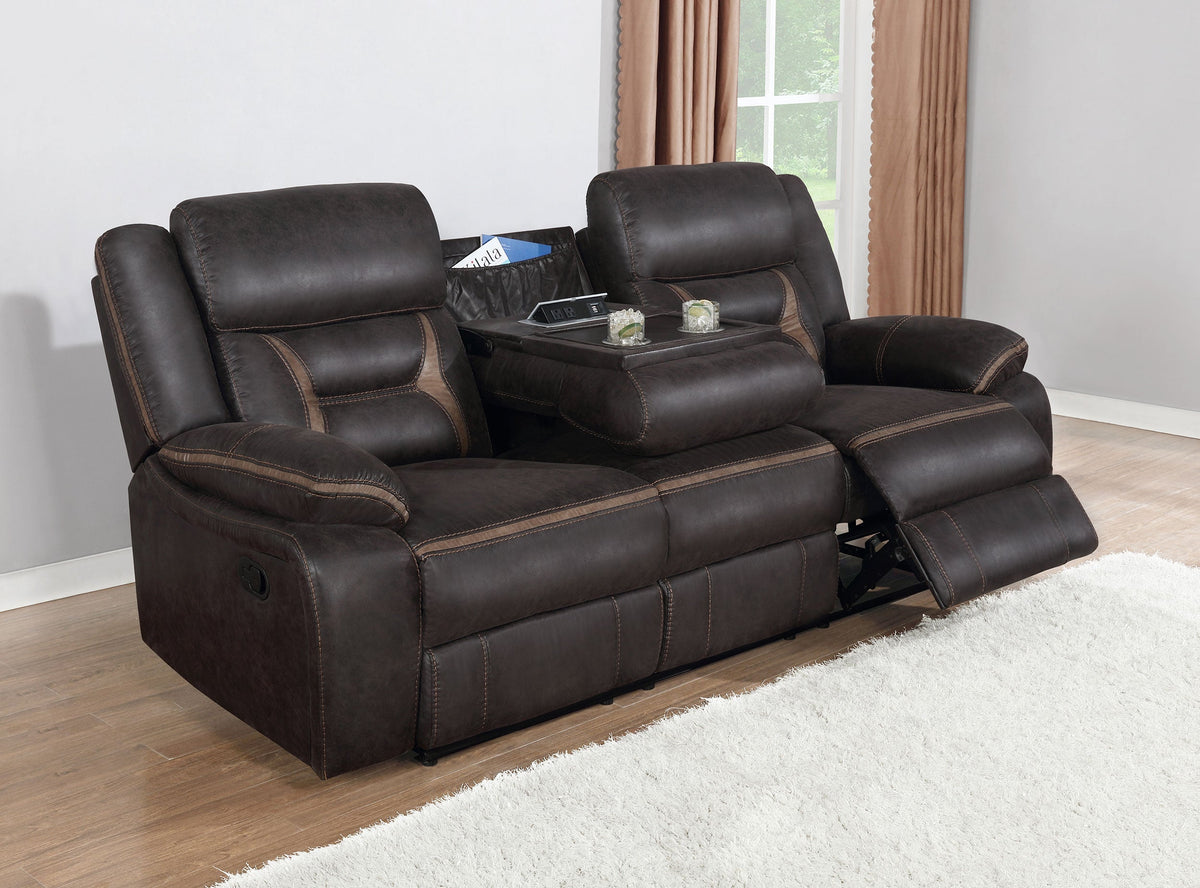Greer Upholstered Motion Reclining Sofa