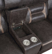 Greer Upholstered Motion Reclining Loveseat