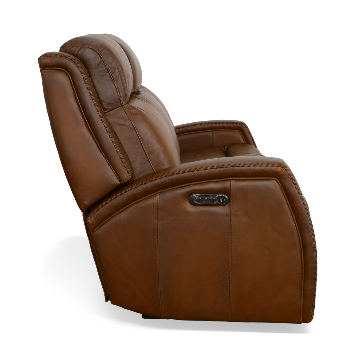 Flexsteel Mustang Power Sofa with Power Headrest