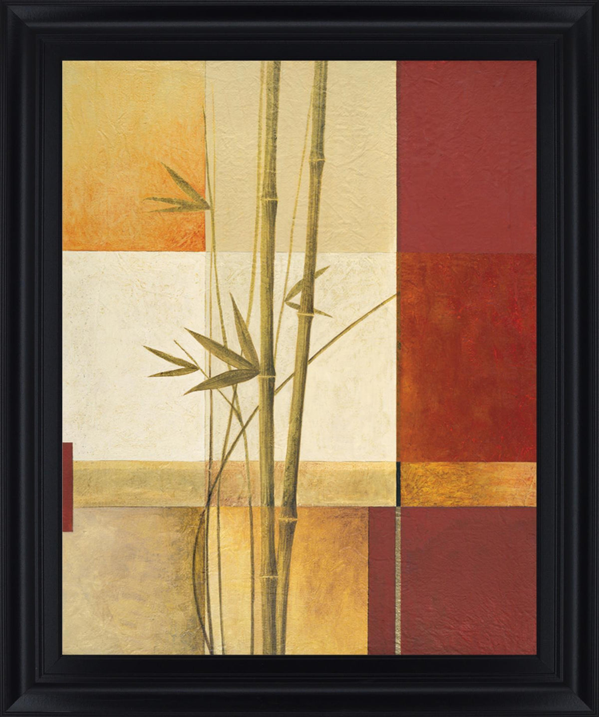 Sepia Grove - 28" x 34" Framed Wall Art - Gold