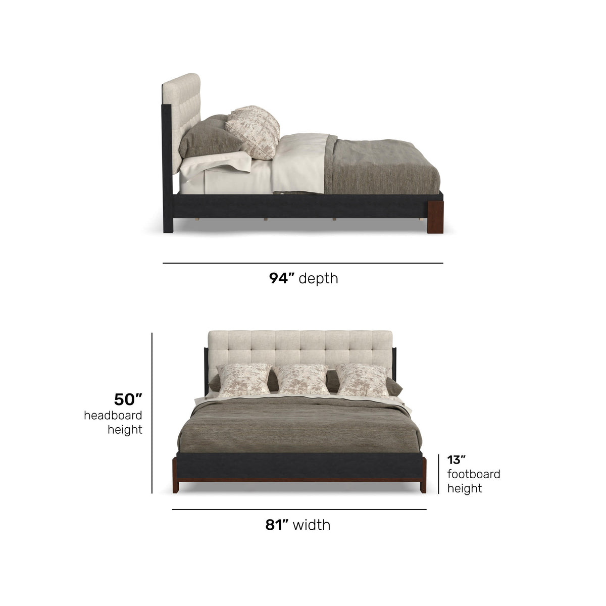 Flexsteel Waterfall King Upholstered Bed