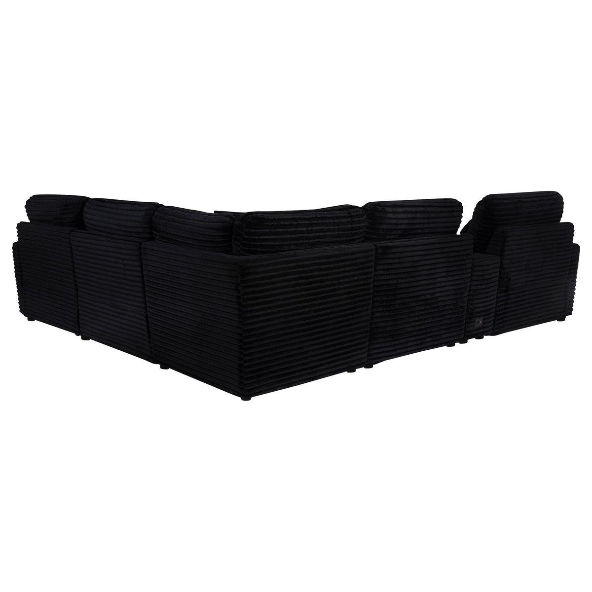 Collins 6-piece Modular Power Reclining Sectional Black