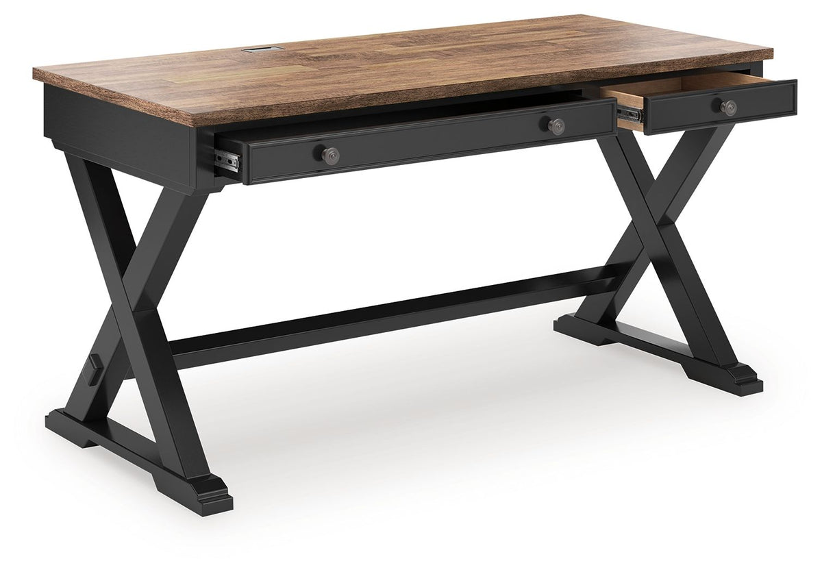 Wildenauer - Home Office Desk - Brown / Black