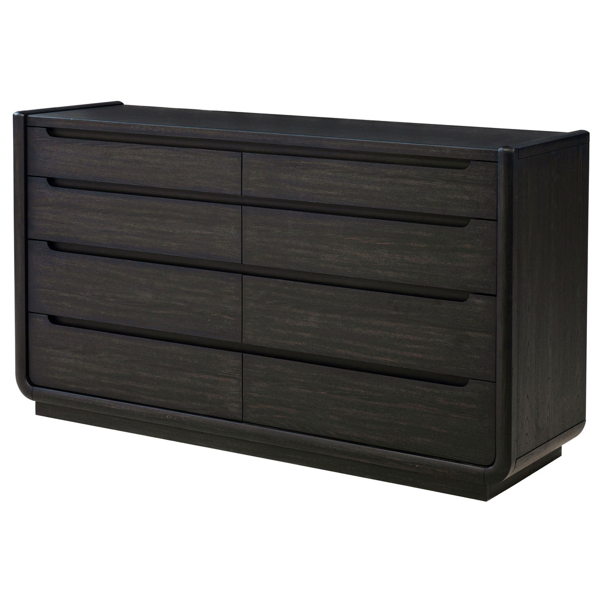 Leandro 8-drawer Bedroom Dresser Cabinet Burnished Black