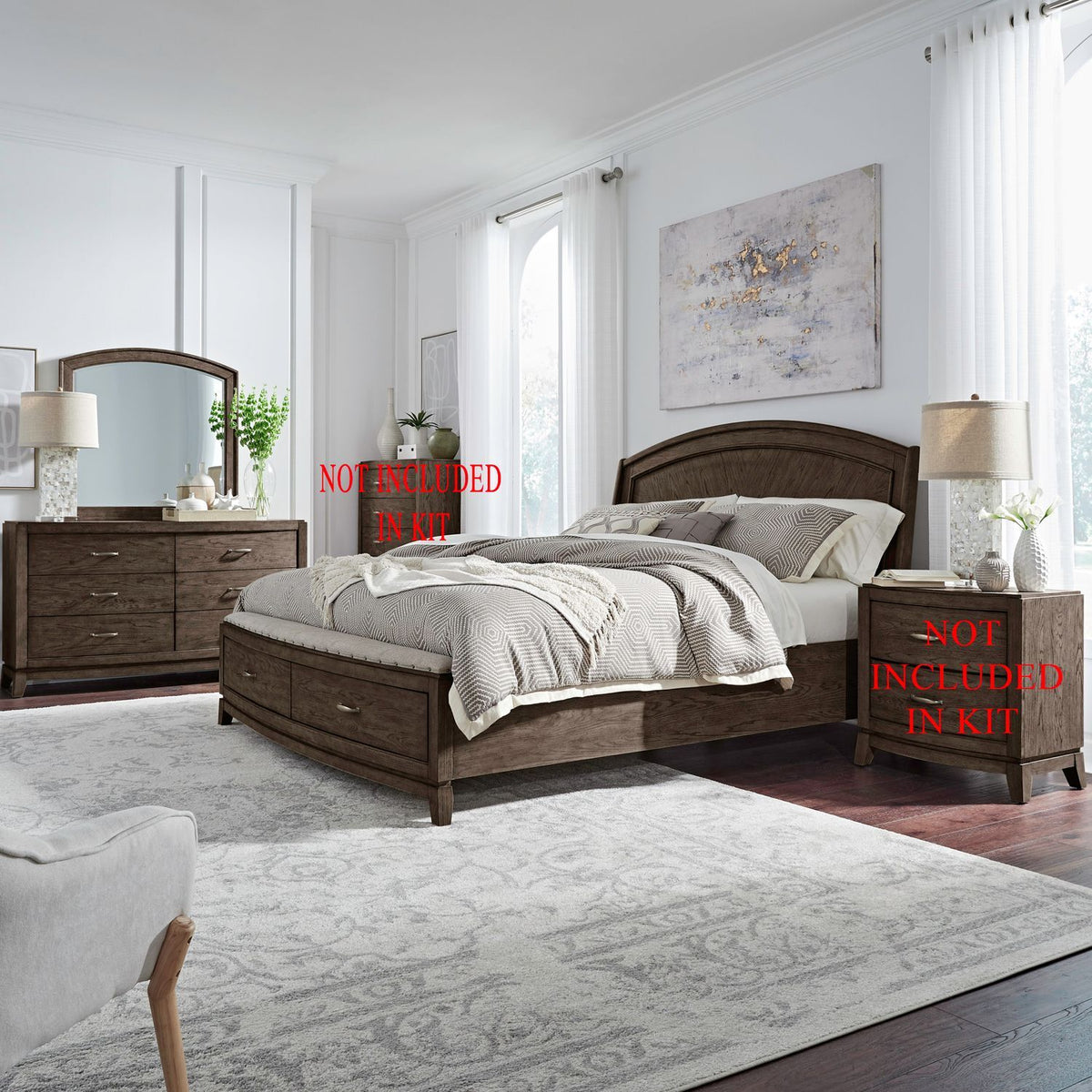 Avalon - Panel Bedroom Set