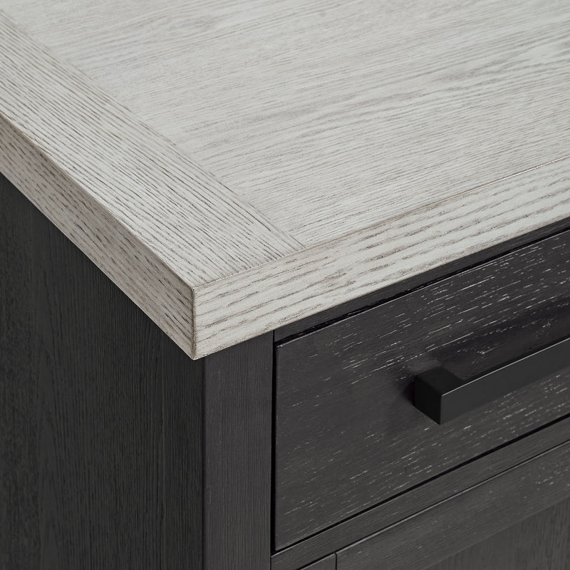 Axel - Server - Light Gray / Espresso
