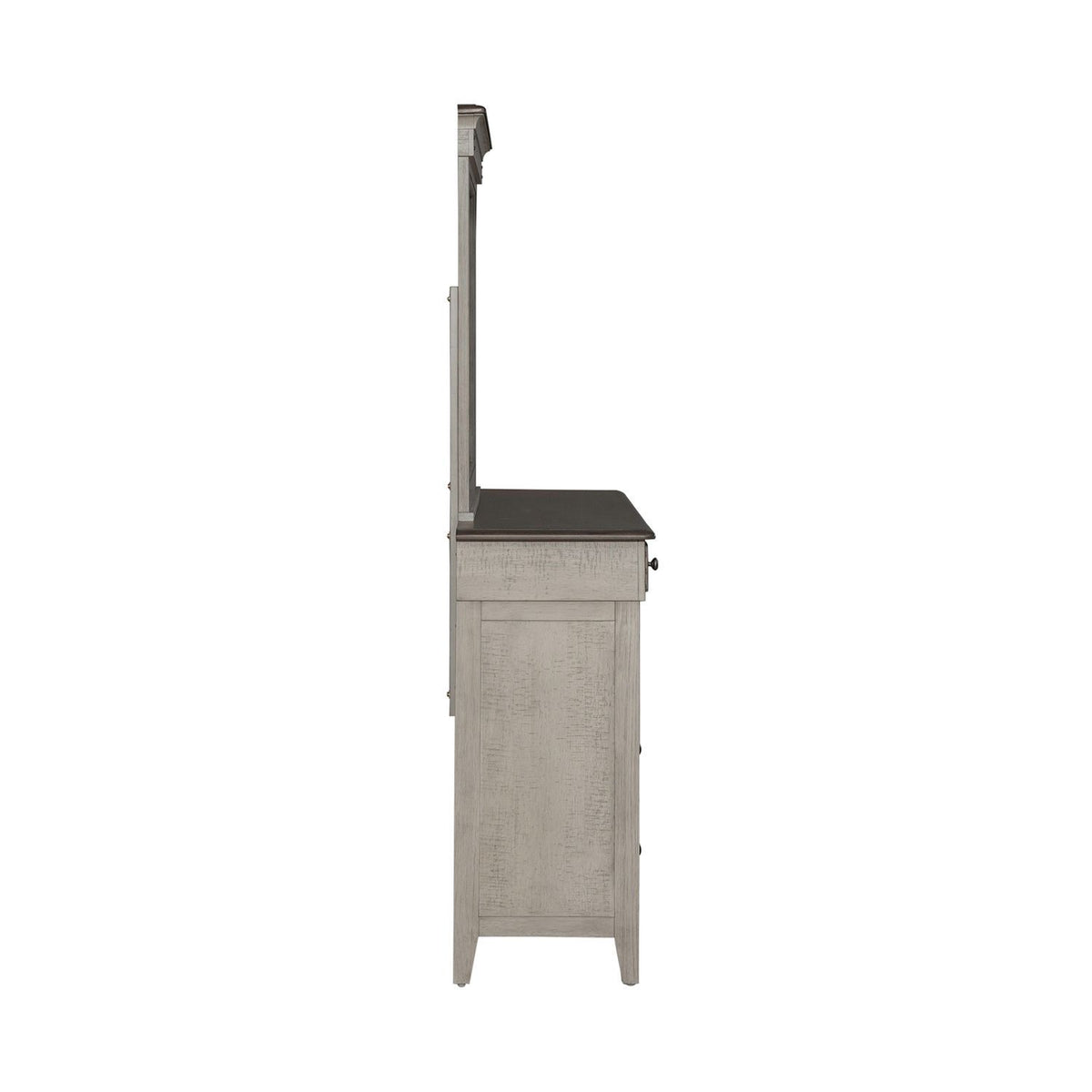 Ivy Hollow - Dresser & Mirror - Weathered Linen / Dusty Taupe