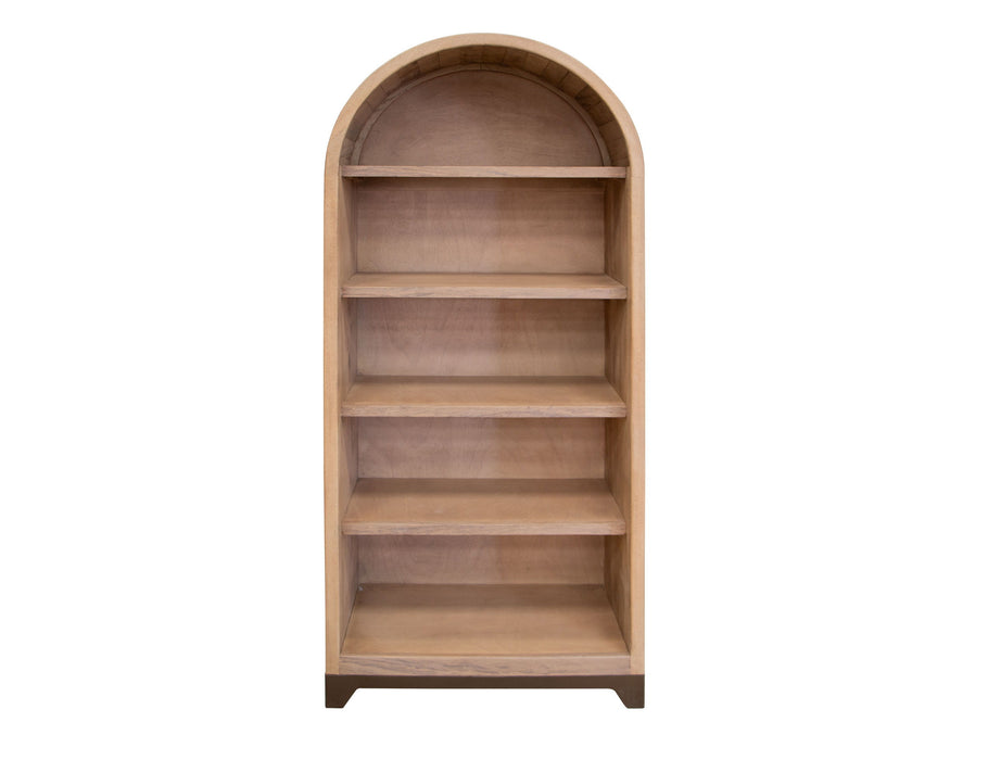 Natural Parota - 5 Shelves Bookcase - Brown Cappuccino