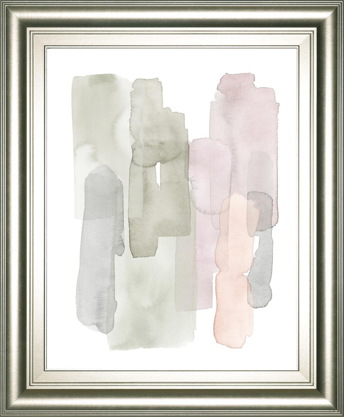 22x26 Sorbet Falls I By Grace Popp - Silver
