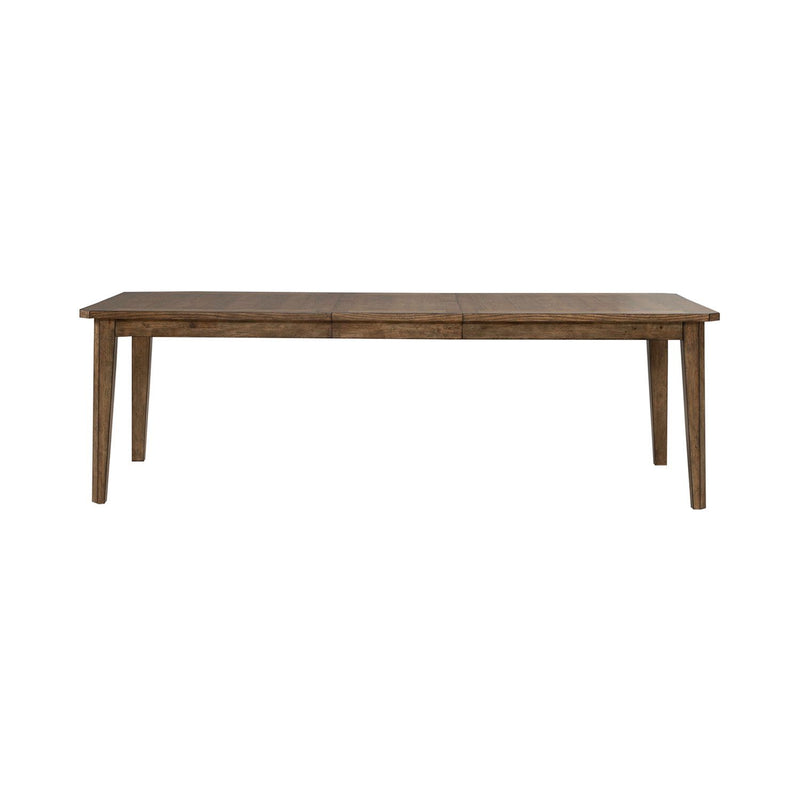 Carolina Park - Rectangular Leg Table - Amber Brown