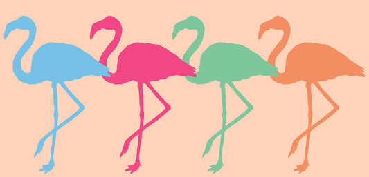 Flamingo Dance By Erica Christopher (Framed Small) - Pink
