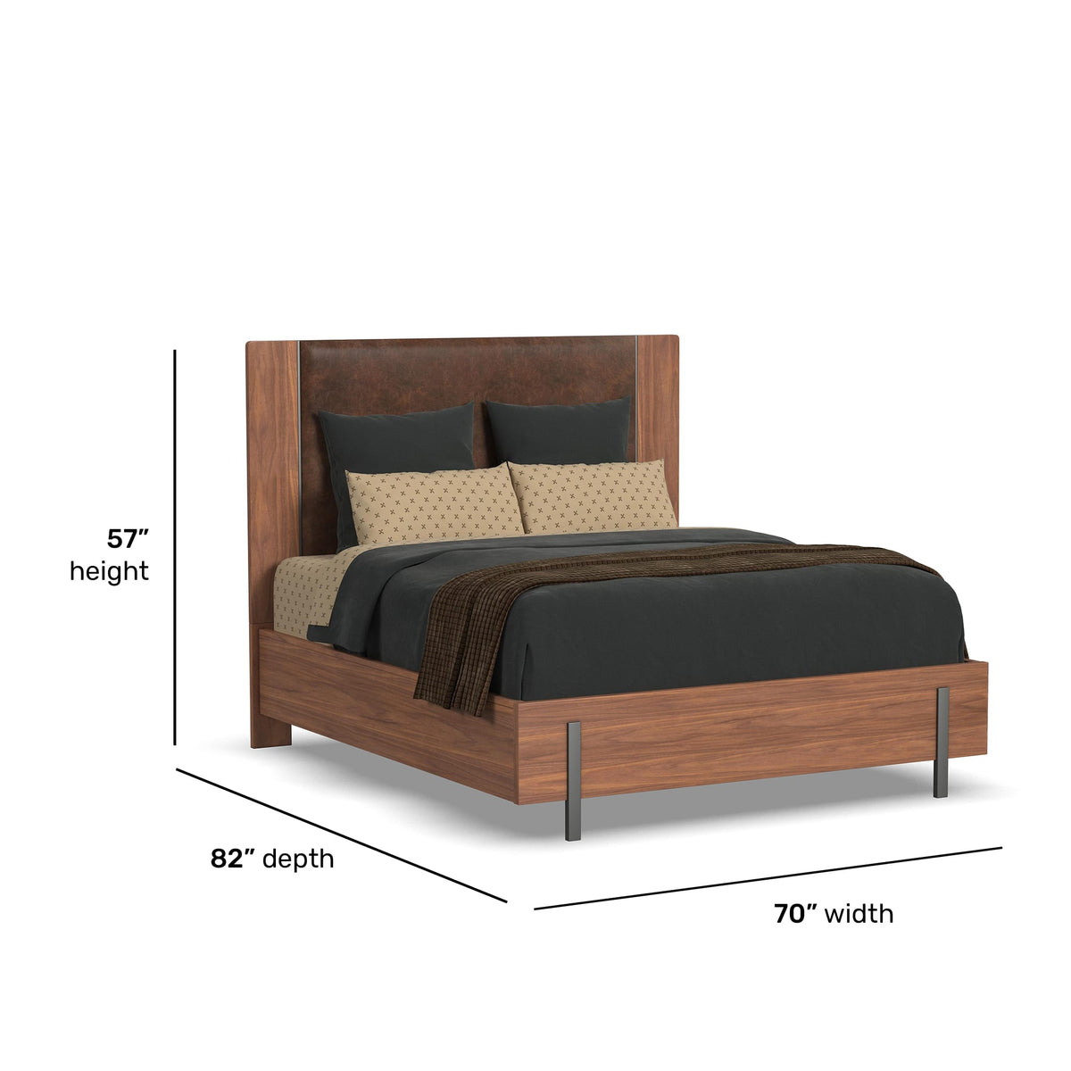 Flexsteel Lincoln Queen Upholstered Bed