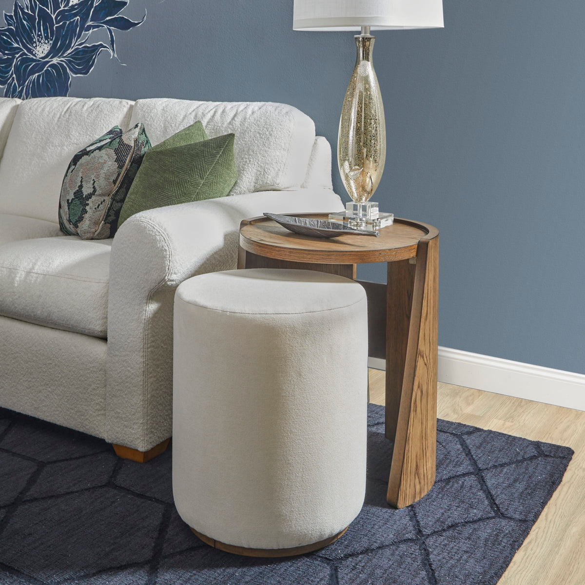 Flexsteel Lyra Pouf Ottoman