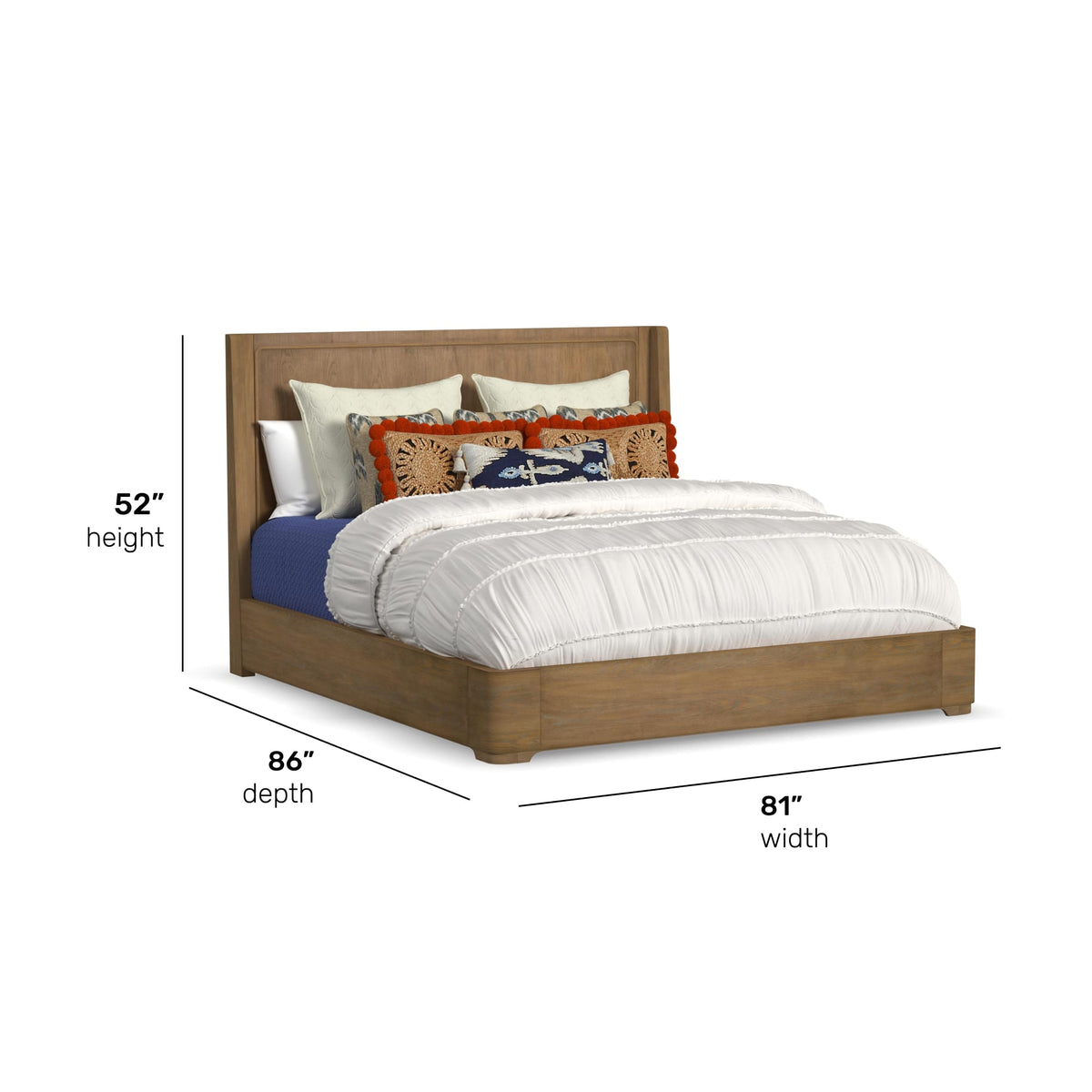 Flexsteel Normandy King Panel Bed