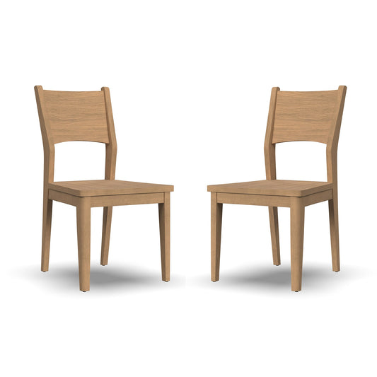 Flexsteel Normandy Pair of Wood Dining Chairs