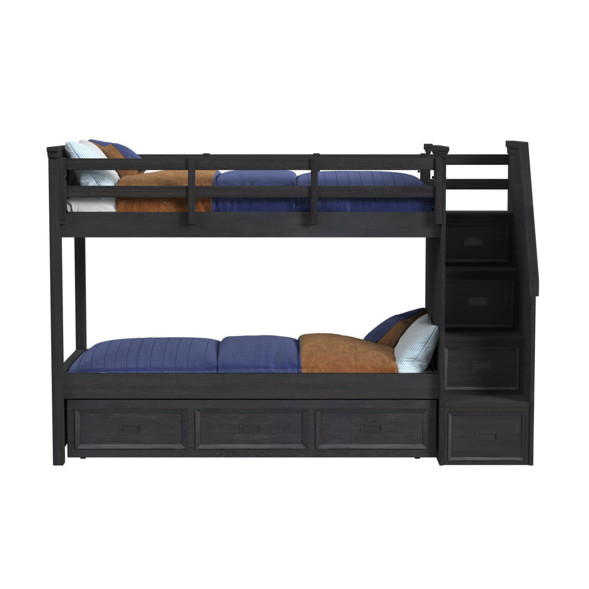 Hampton Kids - Bunk With Staircase And Trundle