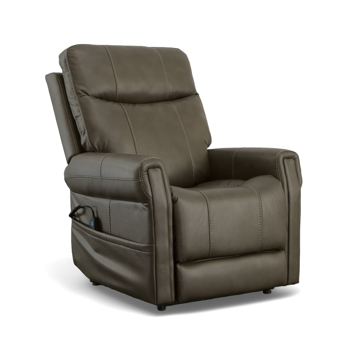 Flexsteel Jenkins Power Lift Recliner with Right-Hand Control & Power Headrest