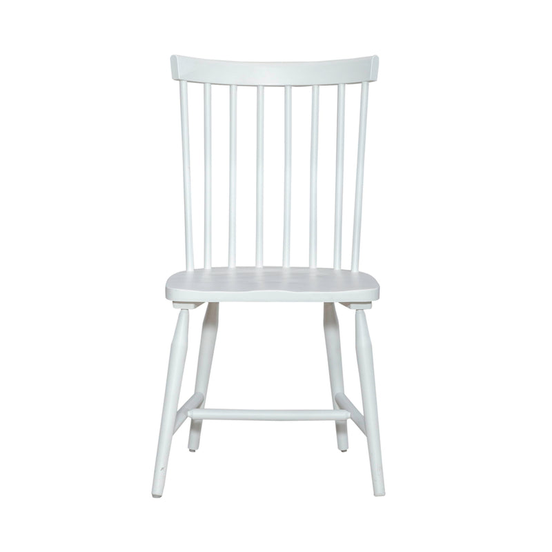 Palmetto Heights - Spindle Back Side Chair - Shell White & Driftwood