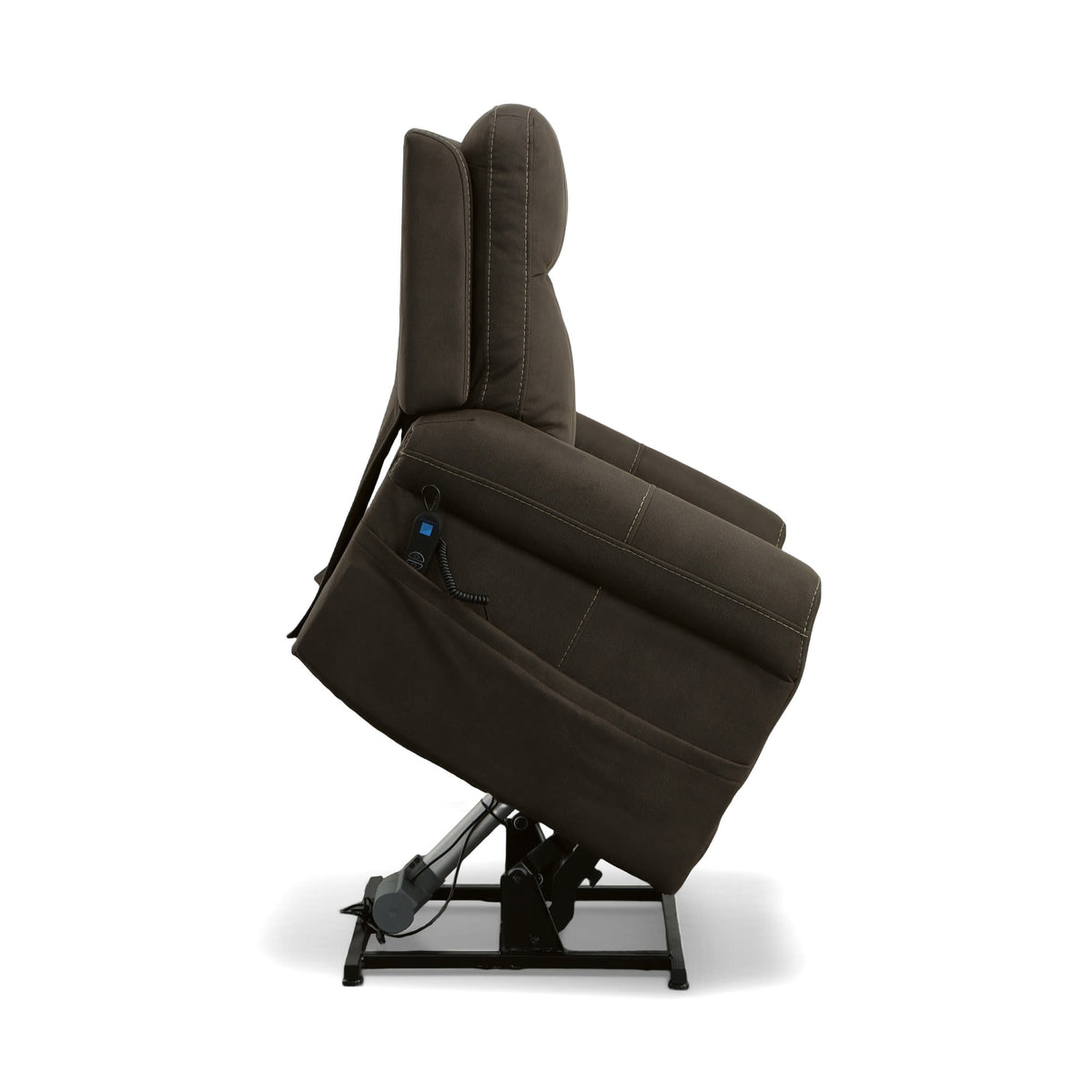 Flexsteel Jenkins Power Lift Recliner with Right-Hand Control & Power Headrest