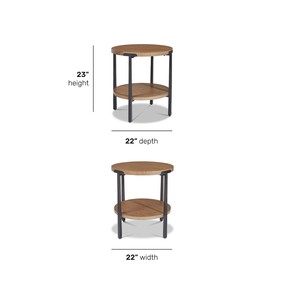 Flexsteel Millwork Round End Table
