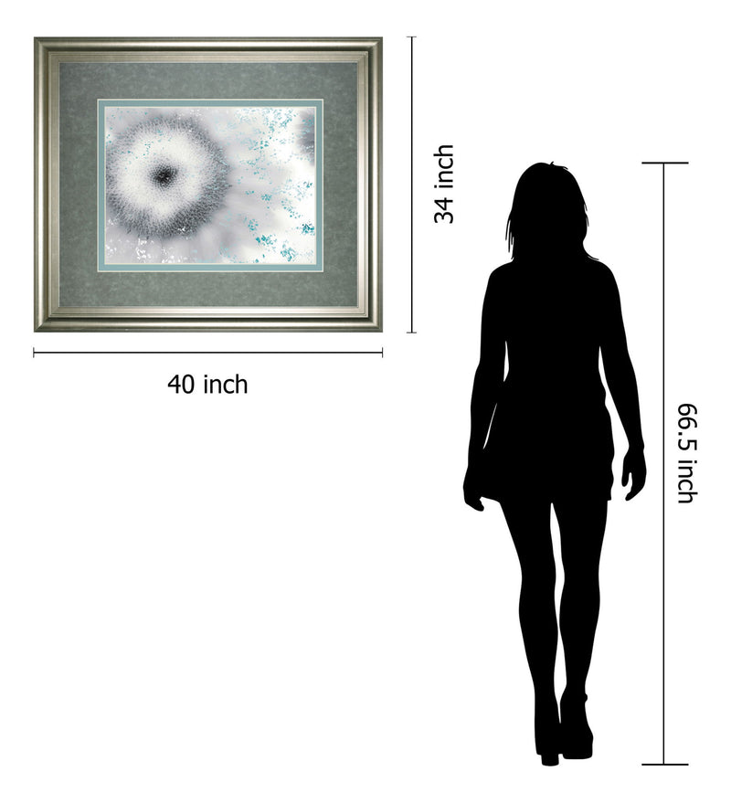 Crystalline By Marvin Pelkey - Framed Print Wall Art - Gray