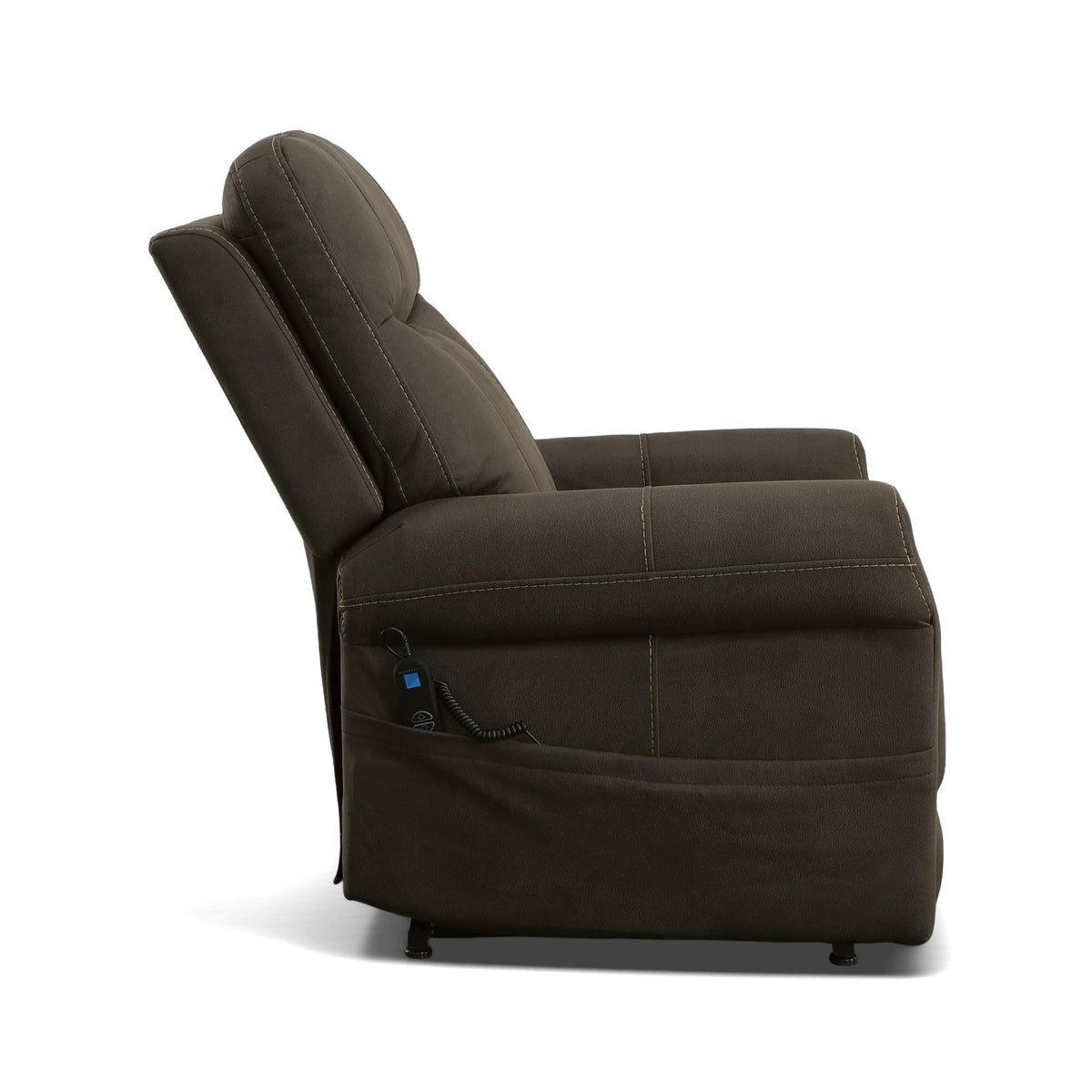 Flexsteel Jenkins Power Lift Recliner with Right-Hand Control & Power Headrest