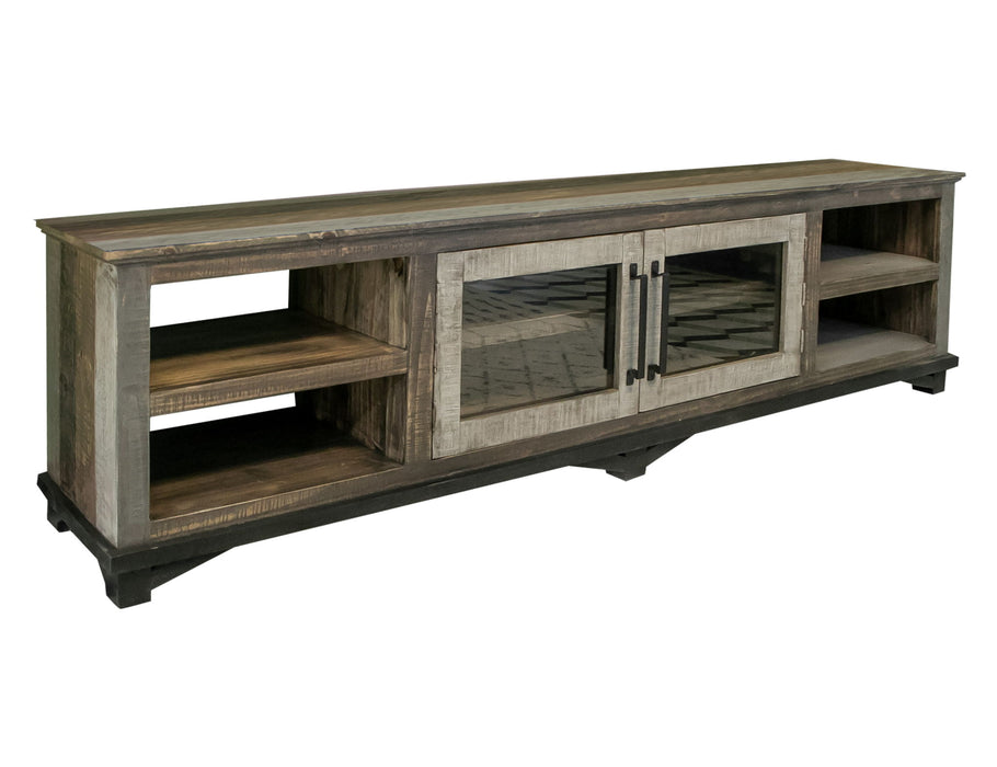 Loft - TV Stand - Two Tone Gray / Brown