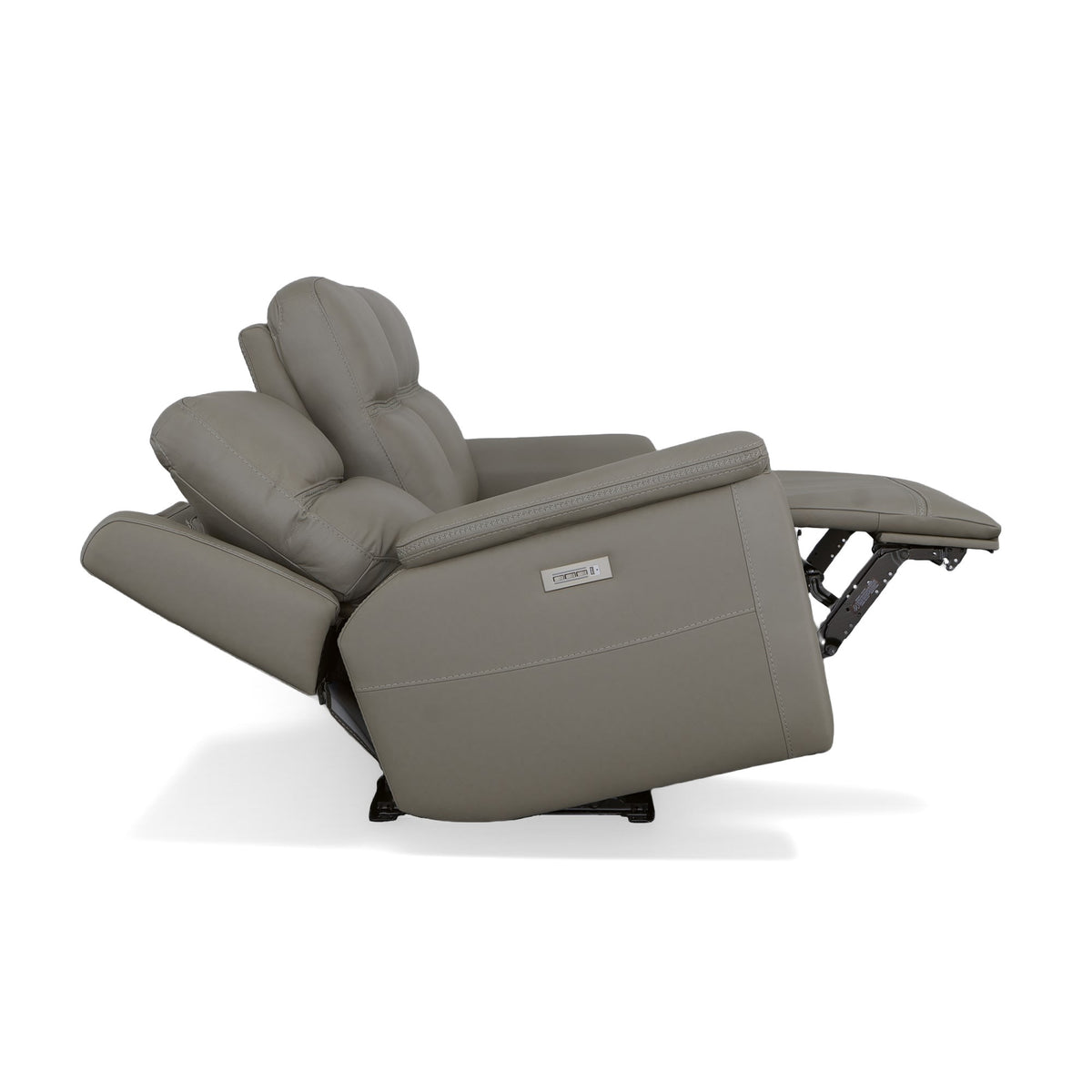Flexsteel Sawyer Power Reclining Sofa with Power Headrests & Lumbar