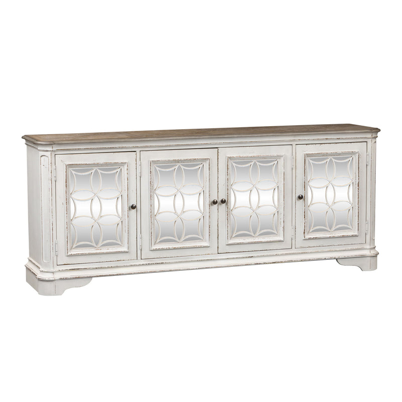 Magnolia Manor - 4 Doors TV Console - Antique White