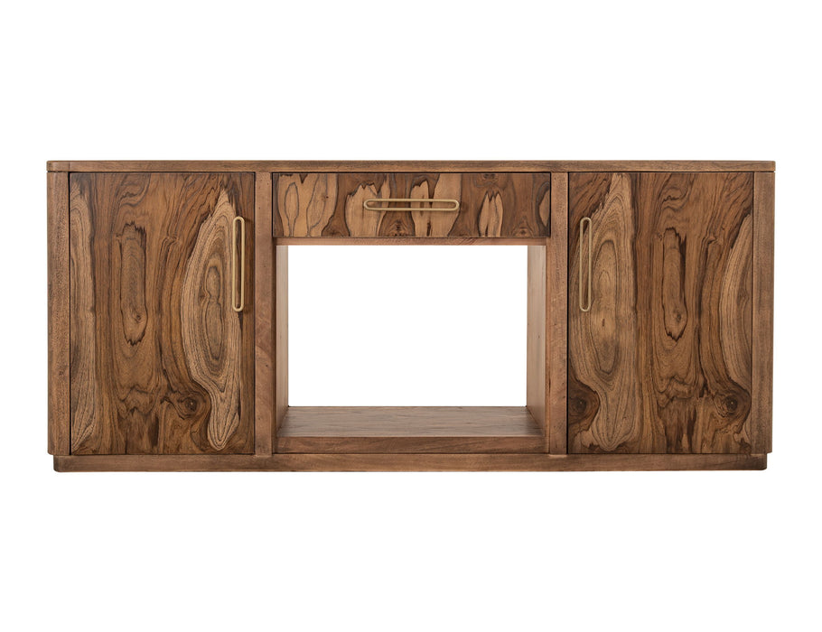 Balam - TV Stand With 1 Drawer & 2 Door - Light Brown