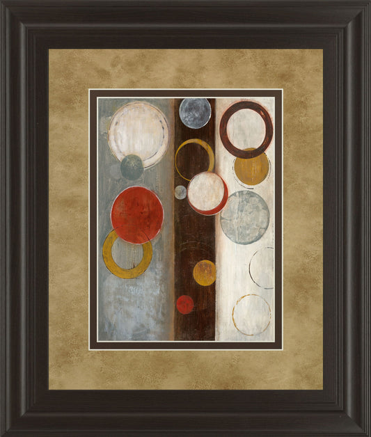 Crescent Moon I By Tava Studio - Framed Print Wall Art - Beige
