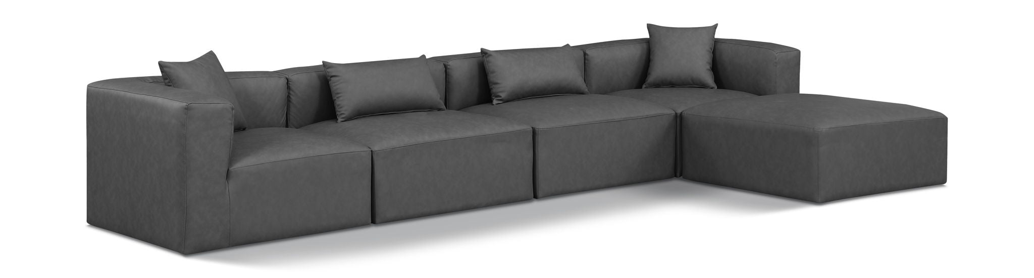 Cube - 5 Piece Modular Sectional With Chaise