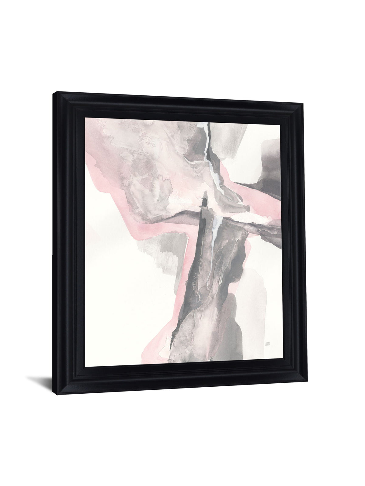 Dusky Petal Drift - 28" x 34" Framed Wall Art - Pink
