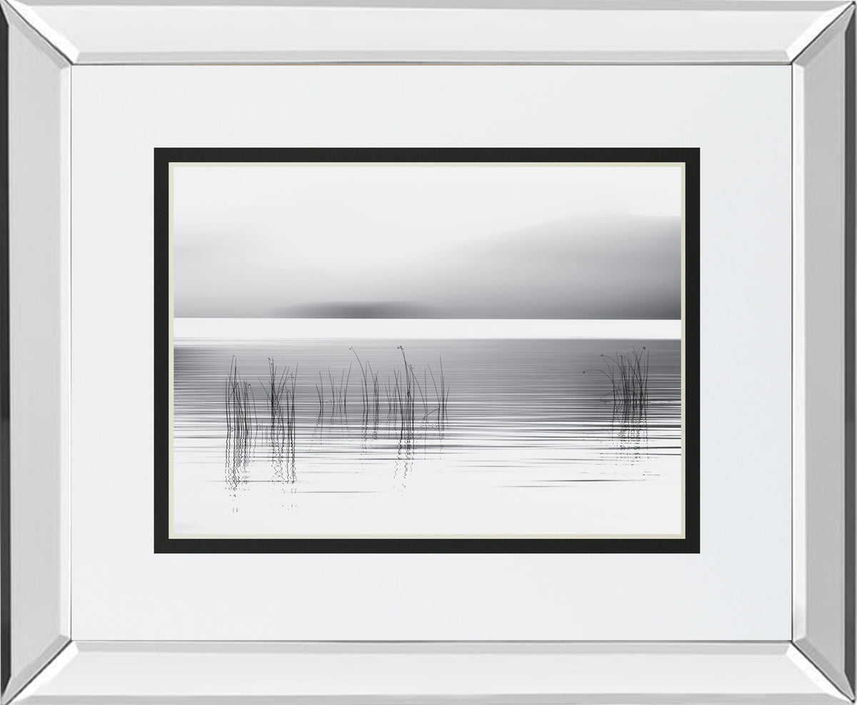 Tranquil Dawn By Pelkey M. Mirrored Frame - Silver