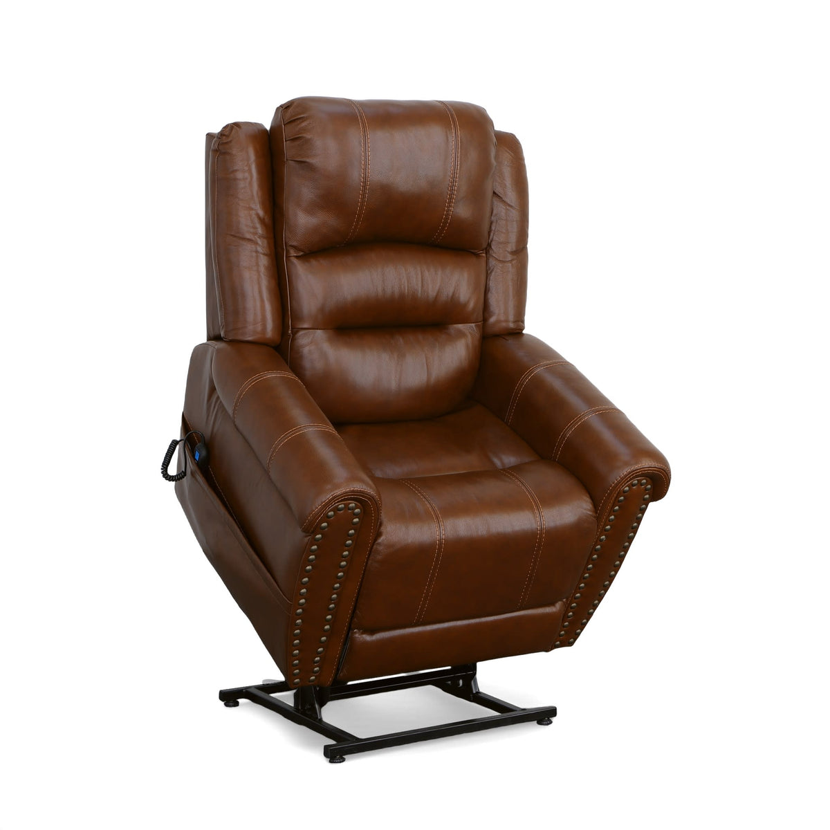 Flexsteel Oscar Power Lift Recliner with Right-Hand Control & Power Headrest