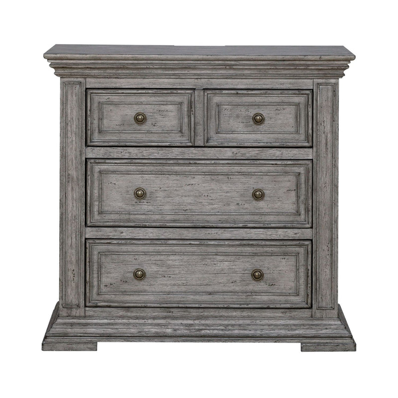 Big Valley - Bedside Chest With Charging Station