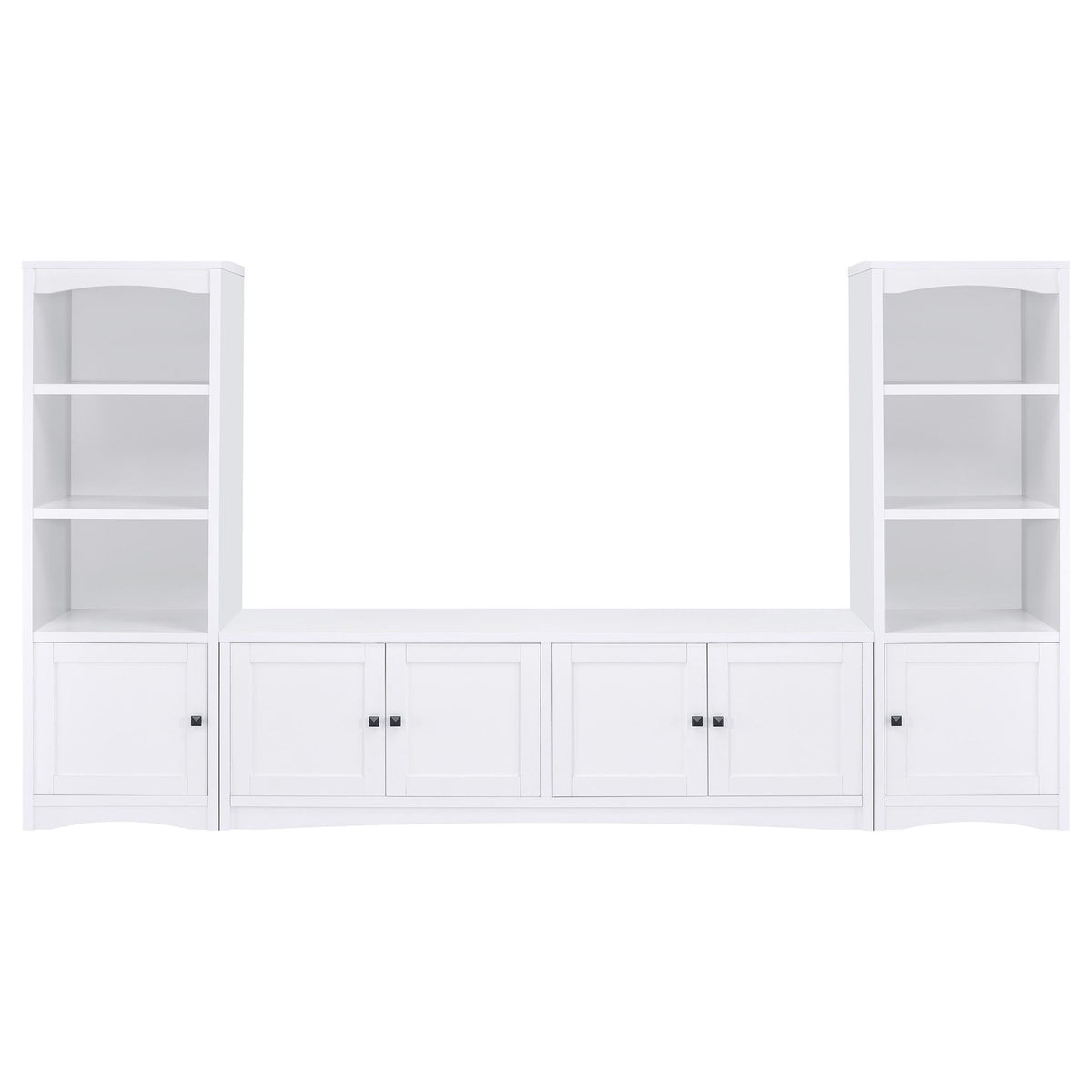 Laughlin 3-piece Entertainment Center TV Stand White