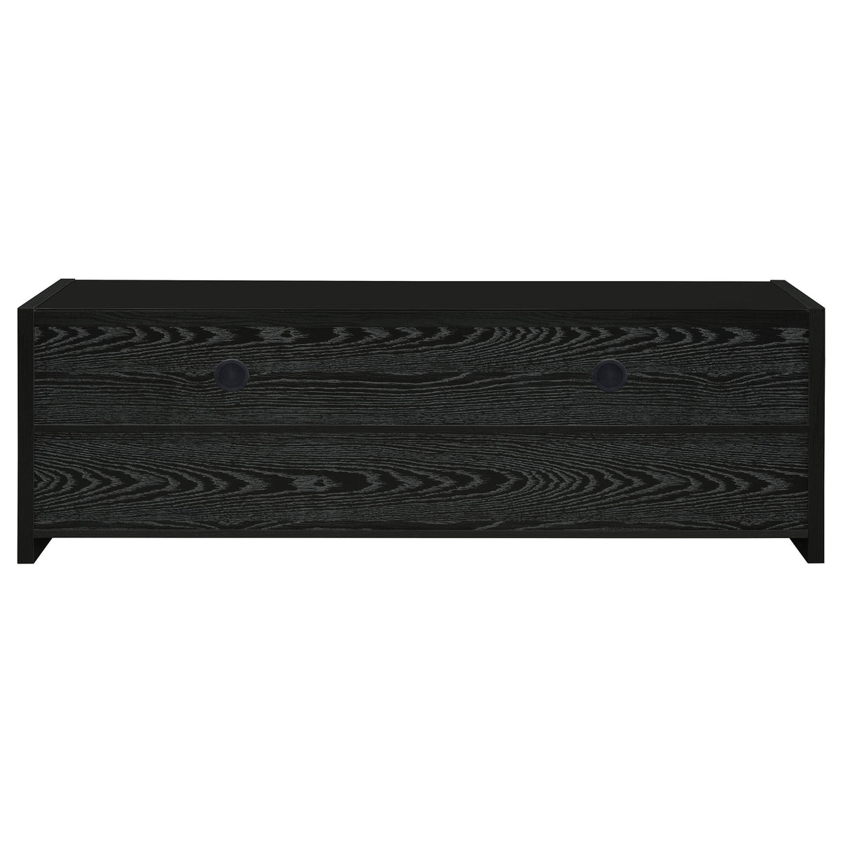 Alton 3-drawer Engineered Wood 61-inch TV Stand Black Oak