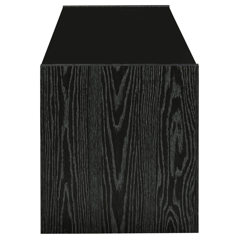 Alton 3-drawer Engineered Wood 61-inch TV Stand Black Oak