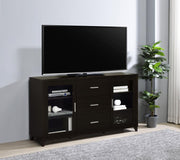 Lewes 2-door Engineered Wood 60-inch TV Stand Cappuccino Default Title
