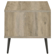 Welsh Square Engineered Wood Side End Table Distressed Pine