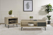 Welsh Coffee and End Table Set Distressed Pine 2-piece