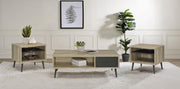 Welsh Coffee and End Table Set Distressed Pine 3-piece