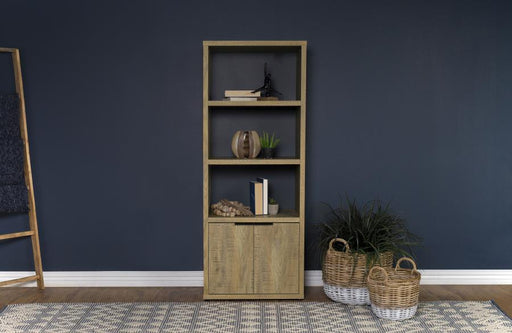 Tabby 3-shelf Engineered Wood Media Tower Mango Default Title